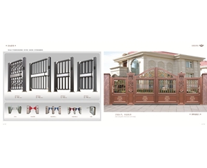 豪華別墅庭院門8